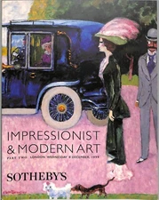 Sotheby�s Impressionist & Modern Art Catalogue 1999