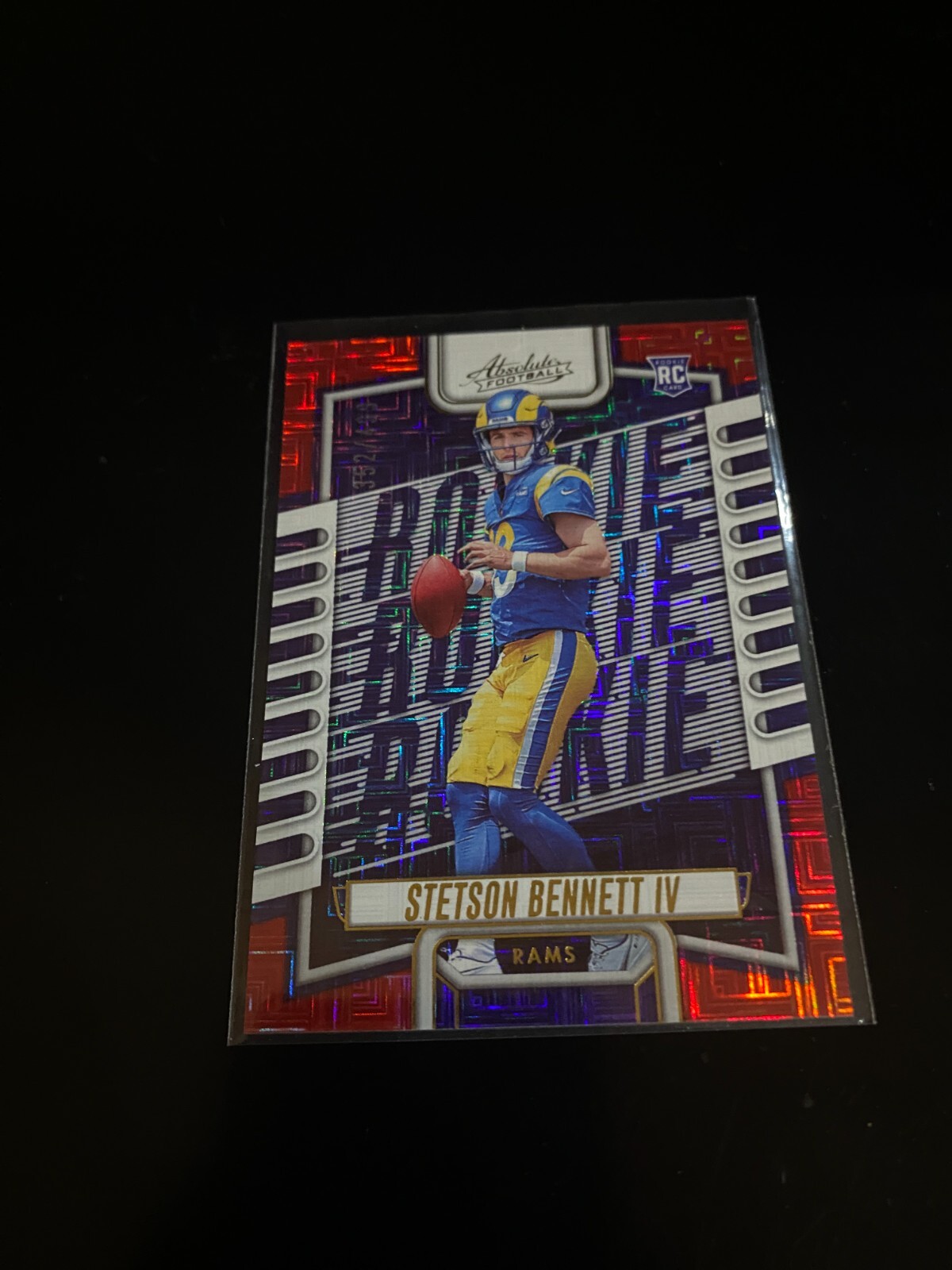 Stetson Bennett IV 2023 Panini Absolute Red /499 RC Rams 136