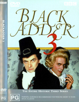 BLACK ADDER 3 ROWAN ATKINSON REGION 2 WILL NOT PLAY IN US PLAYERS
