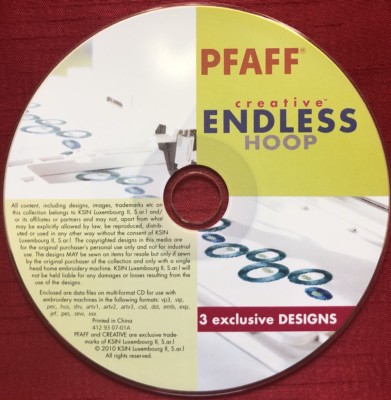 Pfaff Creative Endless Design Computer Cd