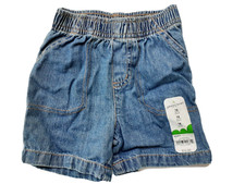 Jumping Beans Jeans Shorts Toddler Boys Girls Denim Elastic Waist Size 18 Months