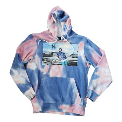 Boyz N The Hood Bioworld Ice Cube Tie Dye Hoodie Pullover Sz S Mens Pink  Blue