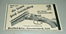 Kleine alte Reklame Gewehrfabrik Brenneke Leipzig Jagd