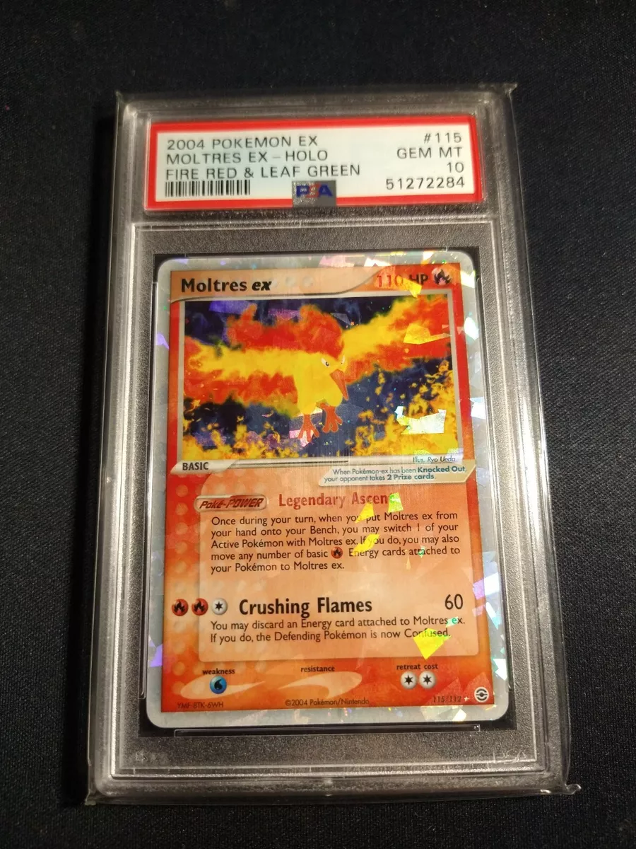 2004 Nintendo Pokemon Ex Fire Red Leaf Green Moltres Ex-Holo