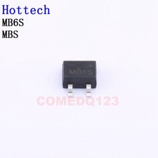 50PCSx MB6S MBS Hottech Diodes - General Purpose