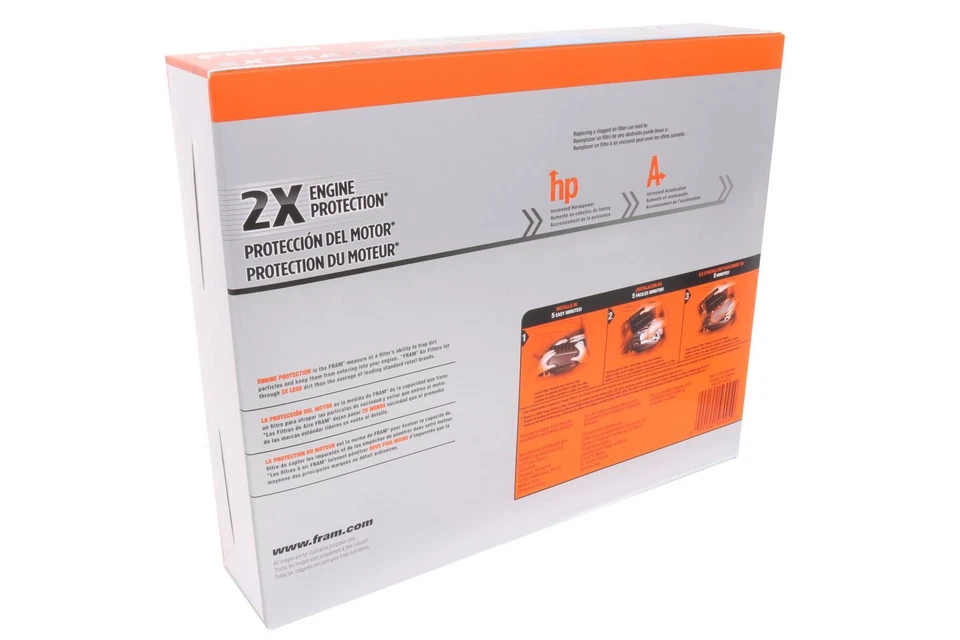 Filtro de aire del motor FRAM compatible con: Volvo V60 Cross Country FRAM 2020-2023, CA12077, A Foto 4 de 4