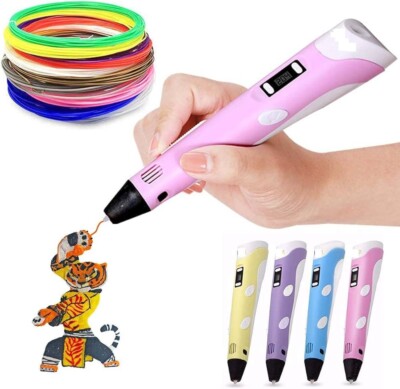 Ultimatives 3D-Druck Stift-Set: zuverlässig ergonomisch kommt mit Pla Filament und Matte