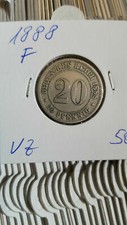 20 PF Silber -Sie w&auml;hlen ab 1888 bis 1892 Selten--  ab 5 auktionen portofrei