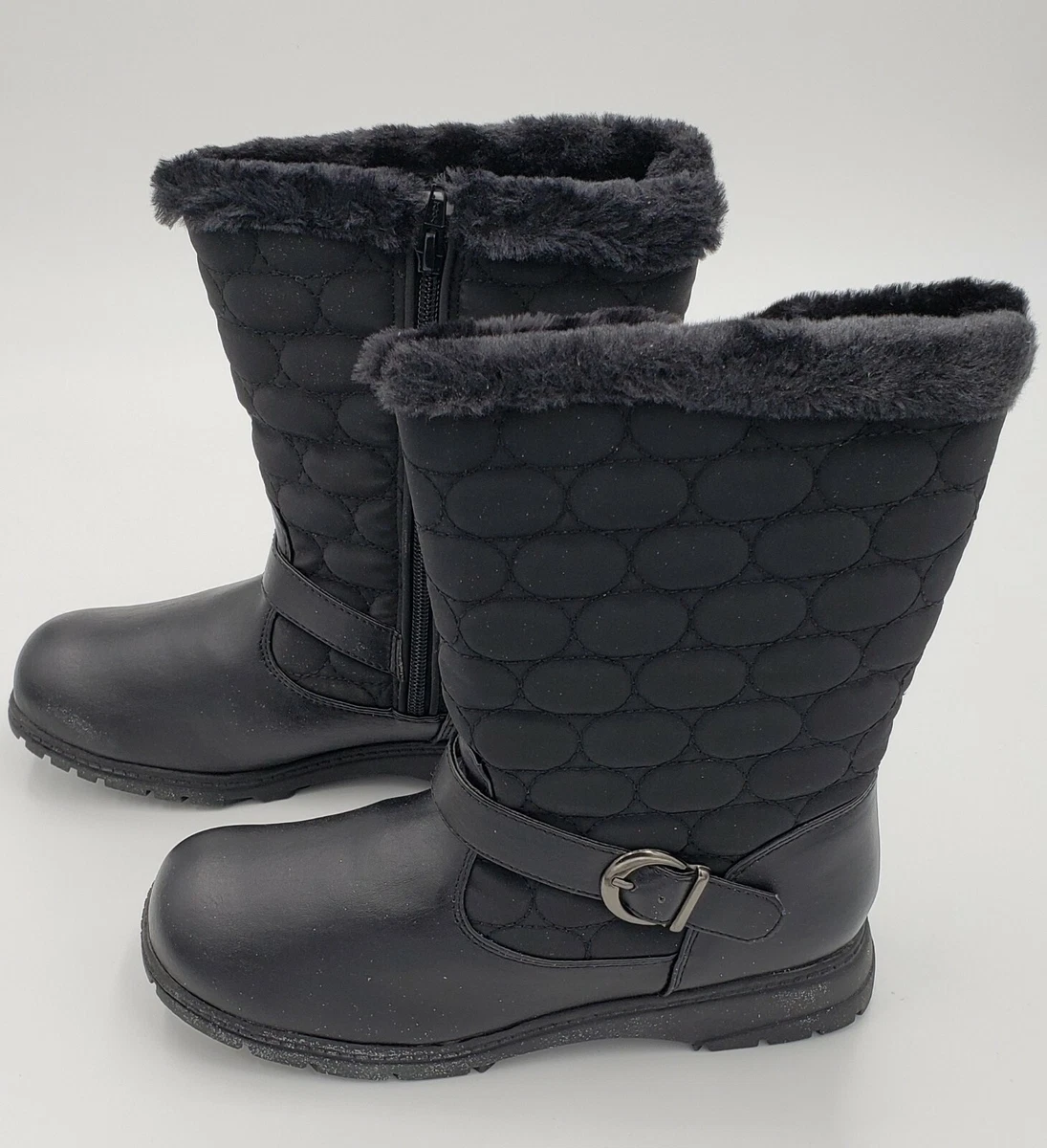Soft Style Hush Puppies PIXIE Womens Quilted Winter Snow Boots