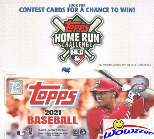 2021 Topps Series 1 Baseball MASSIVE 24 Pack Factory Sealed Retail Box-384 Cards