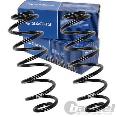 2x SACHS FAHRWERKSFEDER HINTERACHSE passend für VW GOLF 6 SPORTFAHRWERK 5-TÜRER