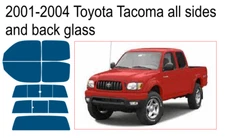 Premium Carbon Window Tint fits Toyota Tacoma 2001-2004 precut tint