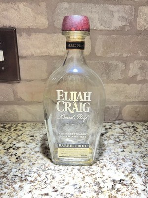 Elijah Craig Bourbon Barrel Proof Empty Bottle C923
