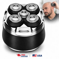 Men's Bald Head Shaver 5D Magnetic Electric Razor Wet Dry Cordless USB-C