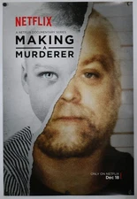 Making A Murderer - original DS movie poster - 27x40 Netflix rare