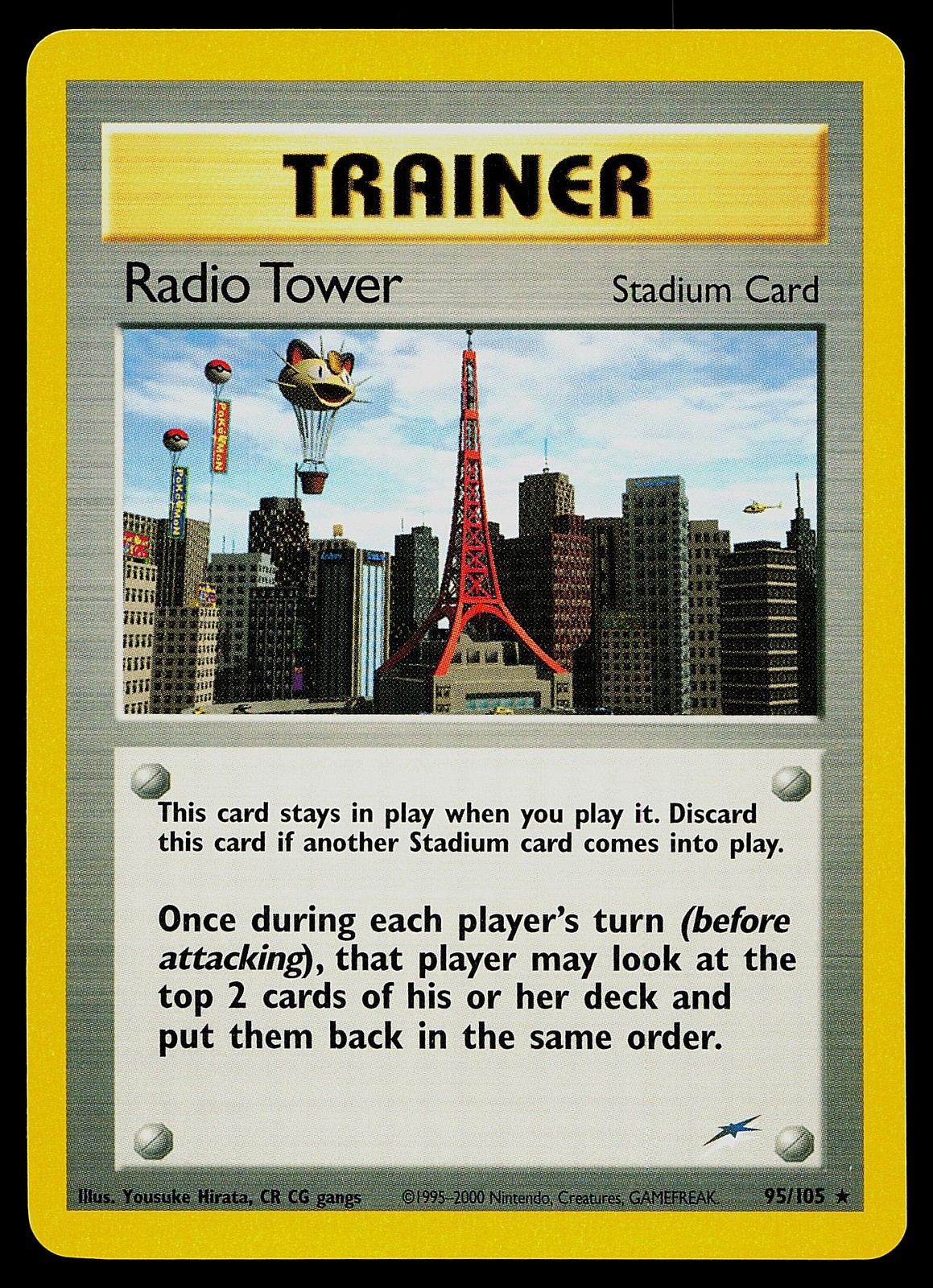 Pokemon Card - Radio Tower Neo Destiny 95/105 Rare