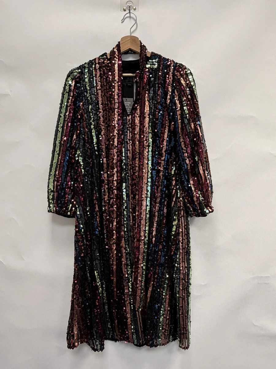 Sequin Long Sleeve Dresses for Women for sale | eBay UK