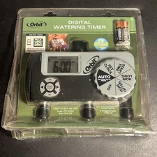 Orbit 56233 NEW 3-Outlet Hose Digital Watering Timer ***READ***