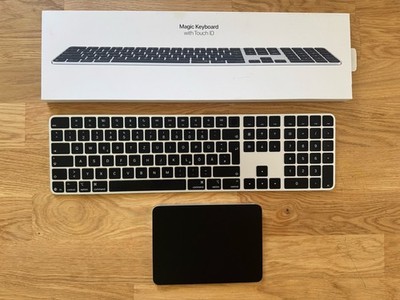 Apple Magic Keyboard, Touch ID, Numpad + Magic Trackpad, USB-C, 2024, QWERTZ