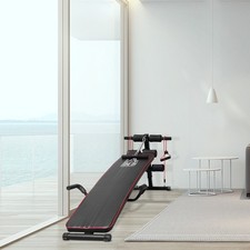 HOMCOM Sit Up Bank Bauchtrainer Rückentraine...