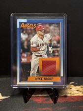 2025 Topps Update Series - 1990 Topps Baseball Relics Mike Trout #90RU-MT (MEM)
