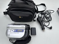 FOR PARTS UNTESTED AS-IS Sony Handycam DCR-DVD610 DVD Handy Cam Camcorder