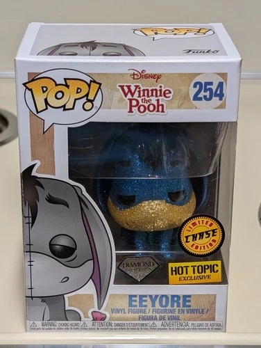 Funko Pop! Vinyl: Disney Eeyore Diamond (Chase) Hot Topic 254 W/ Protector