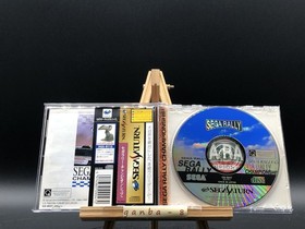 Sega Rally Championship w/spine (Sega Saturn,1995) from japan