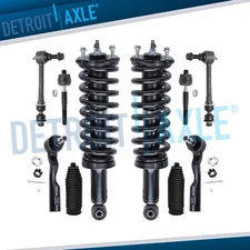 10pc Front Struts & Spring Assembly Tie Rod End Kit For 2003-2006 Toyota Tundra
