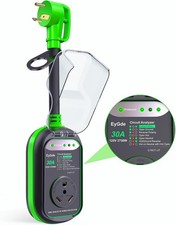 RV Surge Protector 30 Amp Waterproof Upgraded 8400 Joules Surge Protector for 3