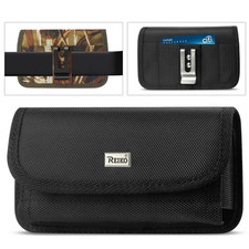 Funda Carcasa Horizontal Nylon Resistente Reiko para iPhone 17 Pro Max