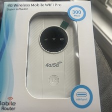 Mobile Router 4G Wireless Mobile WIFI Pro Super Software 300Mbps Brand New