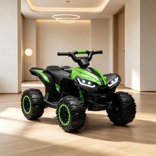 12V Kids 4 Wheeler ATV Ride-On Toy, Dual Motor, LED Headlights, Music
