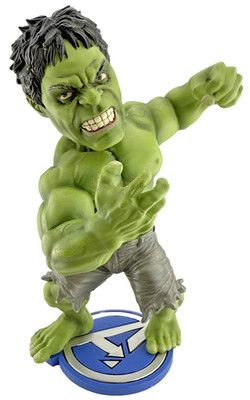 NECA Marvel Universe Incredible Hulk Bobble Head Knocker 2012 Avengers 9'' Tall