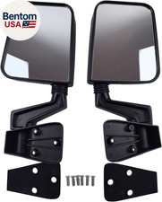 Pair Passenger Driver Side View Mirror Black Replacement Fit for for Jeep Wrangl