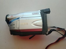 JVC GR-AXM18U VHS-C Camcorder Silver no Charger- Untested