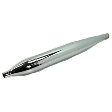 Zigarren-Auspuff 700mm Chrom