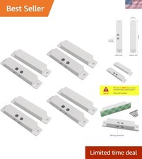 Magnetic Contact Sensors - 4 Pack, Easy Install for Secure Doors  Windows