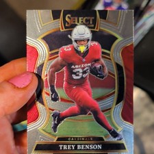 Panini 2025 Select Football Trey Benson #23 Concourse Arizona Cardinals