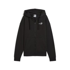 PUMA Essentials No. 1 Logo Comfort Full Zip Hoodie Womens Black Casual Outerwear