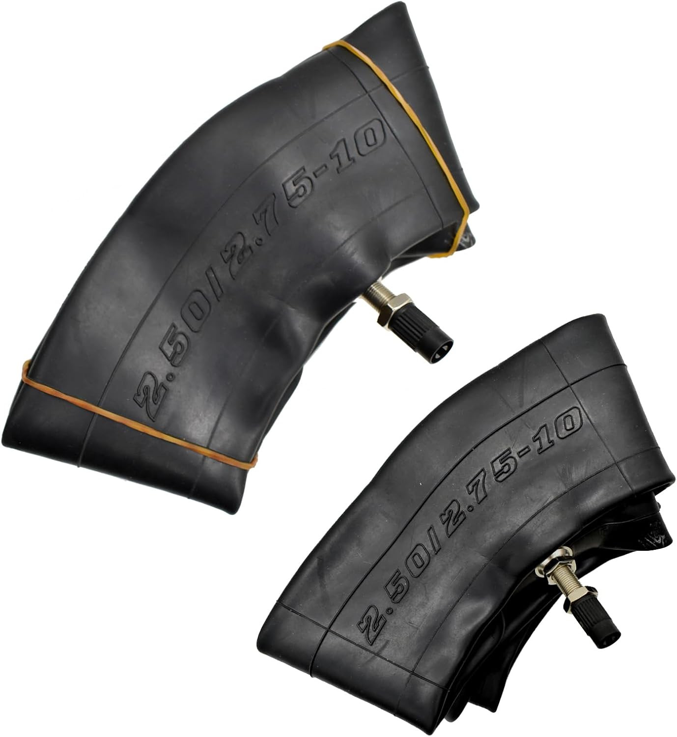 2.50/2.75-10 Dirt Bike Replacement Inner Tubes(2 Pack), Compatible for Honda Crf