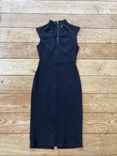 Almost Famous 90s Y2K Black Bodycon Evening Dress Medium