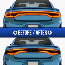 Tail Light Decal For 2015-2023 Dodge Charger Accessories Racetrack Sticker Trim