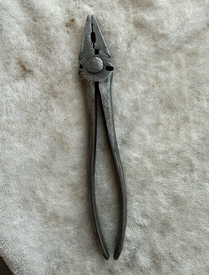 #ad #ad Vintage Plier Lineman Mechanics Blacksmith Use to Cut Bend Wire Early 20 Century $4.00