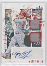 2020 Panini Diamond Kings DK Material Signatures Matt Thaiss #DKMS-MA Auto 0c6