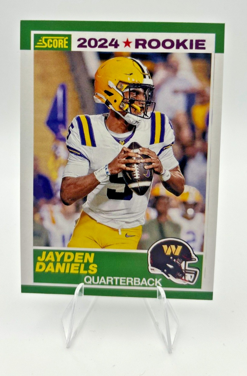 2024 Score - 35th Anniversary Rookie Jayden Daniels #2 Pink (RC)