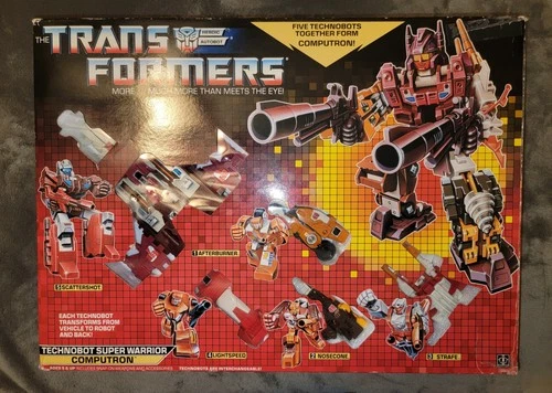 Rare MIB Vintage Transformers 1987 G1 Computron Gift Set. Excellent & Complete!