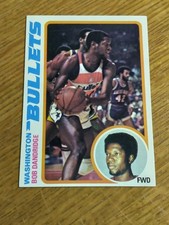 1978-79 Topps Basketball # 92 Washington Bullets Bob Dandridge  EX- Nr Mt
