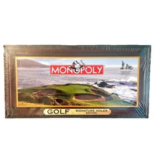 Monopoly Golf Signature Holes Edition Board Game Parker Brothers Hasbro NEW 2005