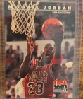 SkyBox 1992 USA NBA Shooting Michael Jordan #44 Chicago Bulls Basketball Card